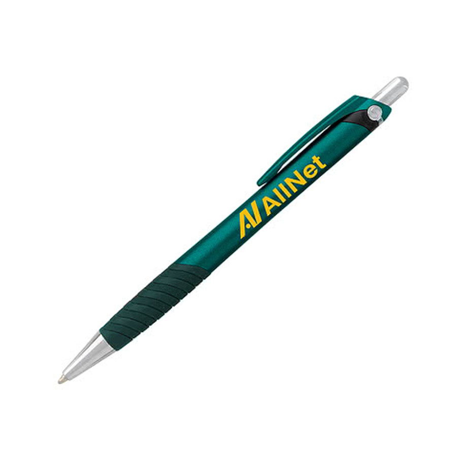 Souvenir Metallic Truss Pen (black ink) in Black