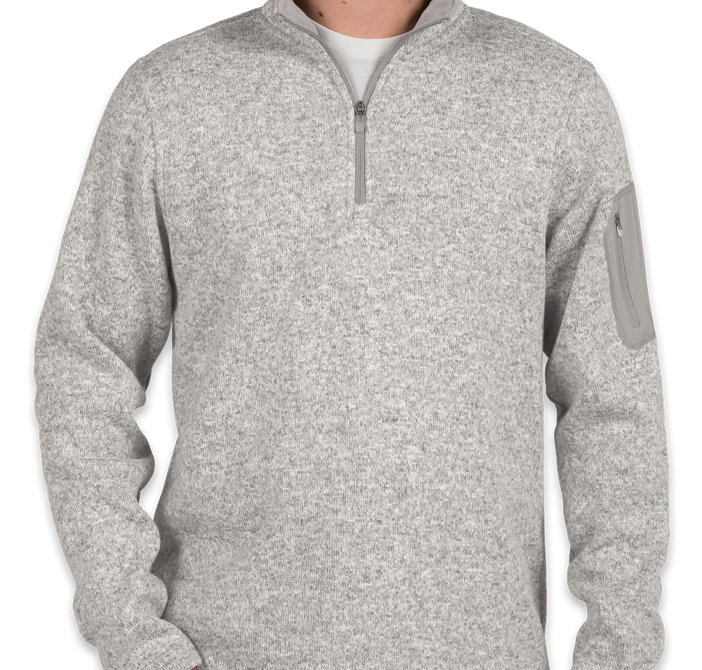 Charles River Quarter Zip Sweater Fleece Pullover-default