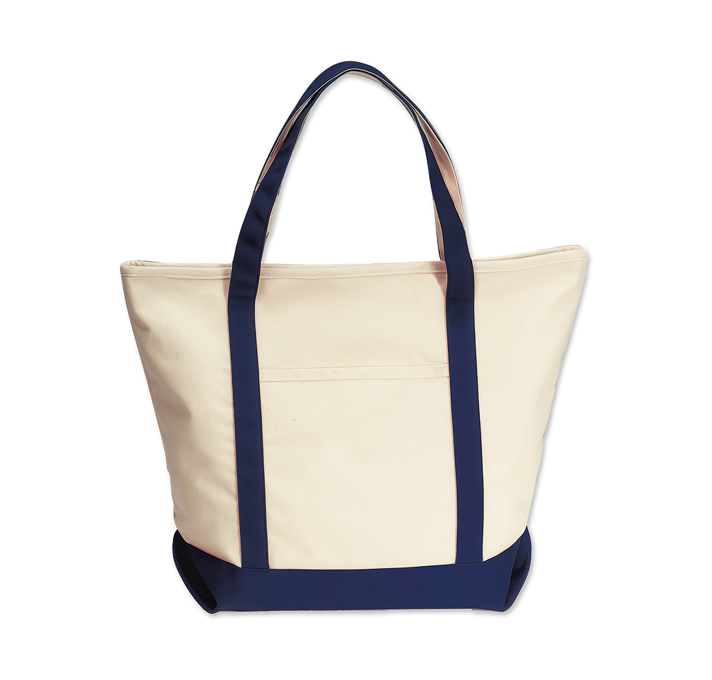 Harbor Cruise Cotton Tote Bag-default