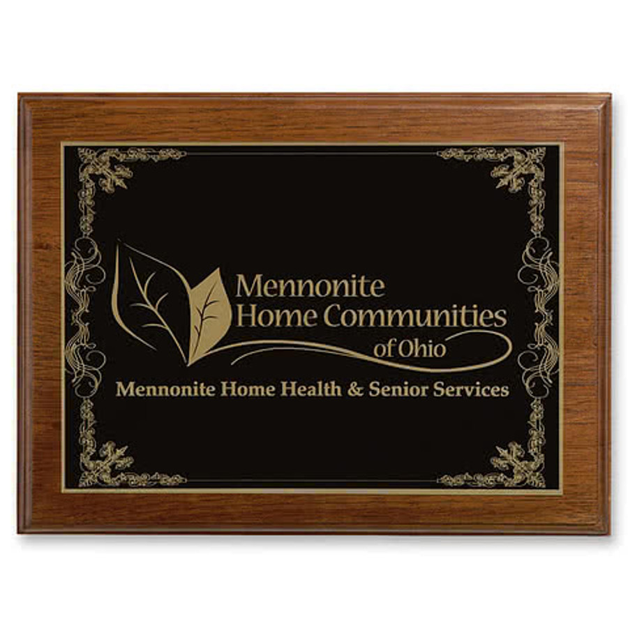 Ashford Large Plaque Award in Walnut