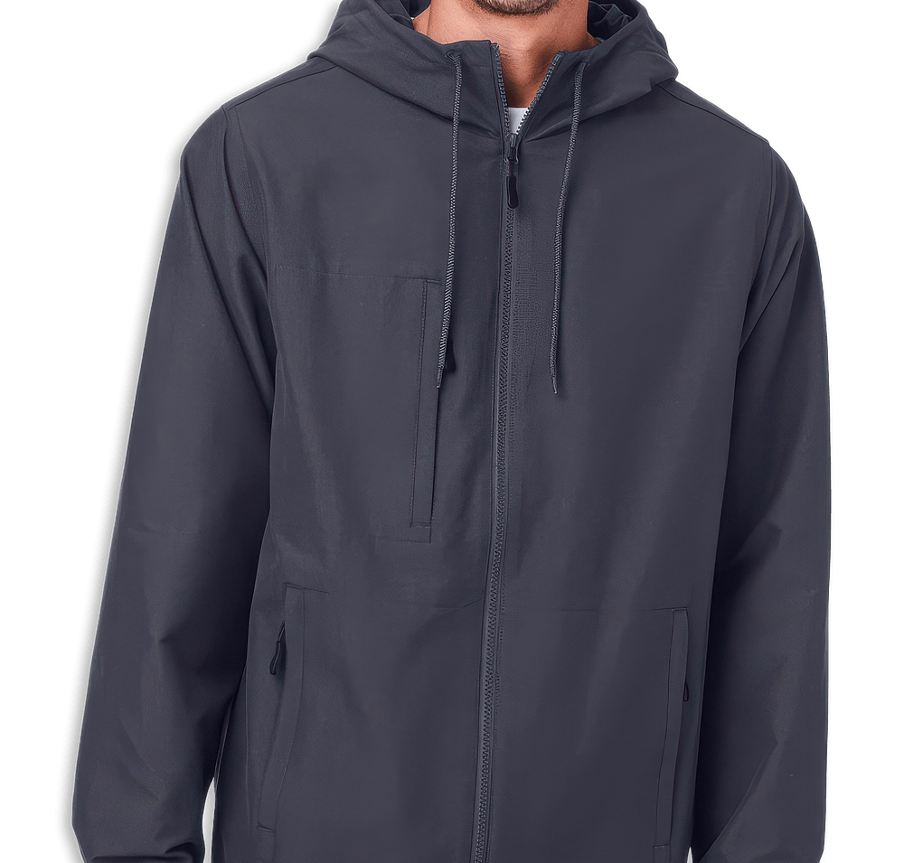 Harriton Flex Twill Hooded Jacket - Embroidered-default