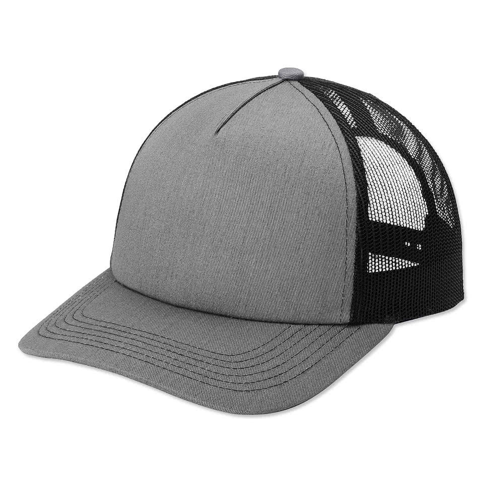 Port Authority Five-Panel Low Profile Trucker Hat  - Embroidered