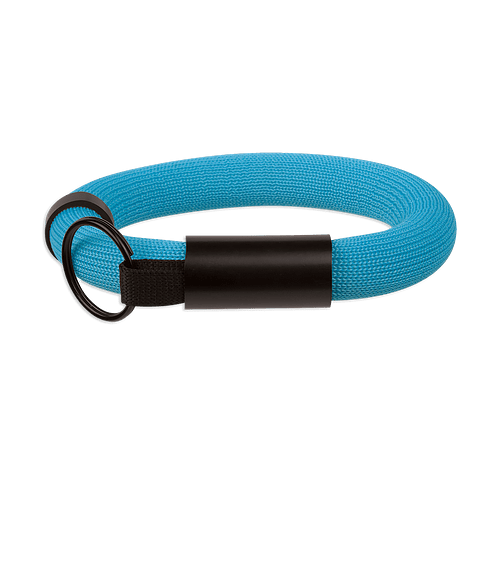 Floating Foam Wristband Keychain in Neon Blue