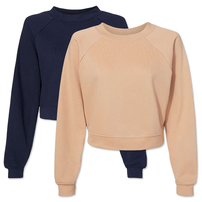 Bella + Canvas Women's Cropped Crewneck Sweatshirt