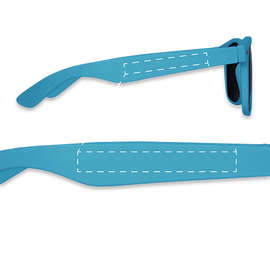Solid Malibu Sunglasses - Color: Light Blue