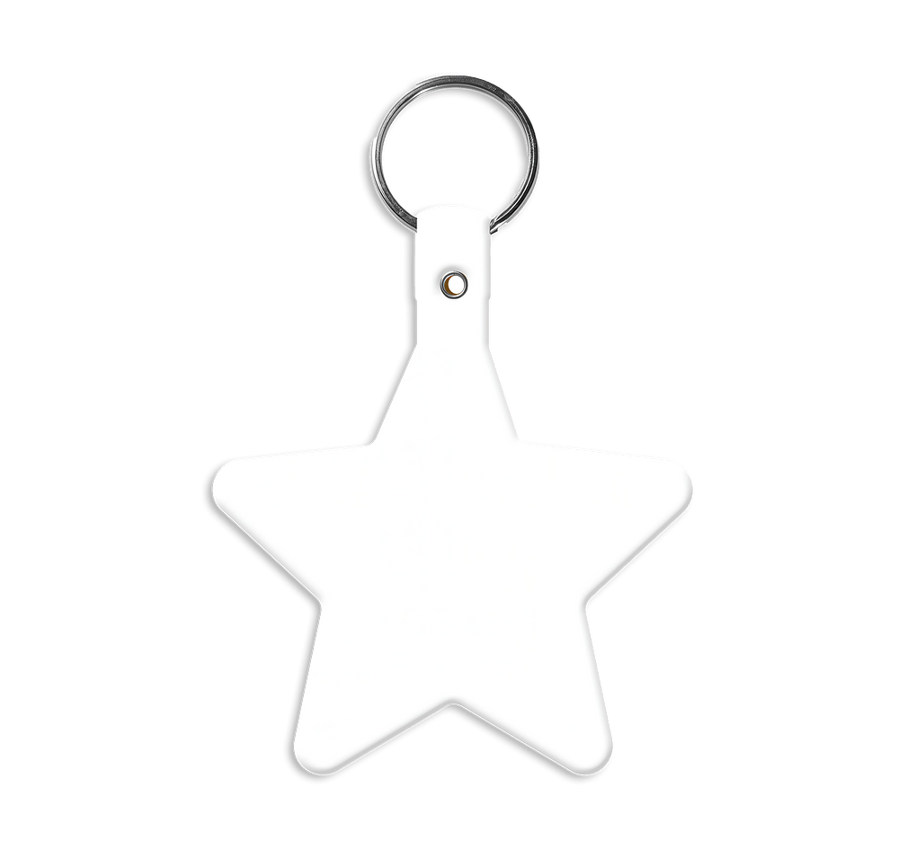 Star Shaped Flexible Keychain-default