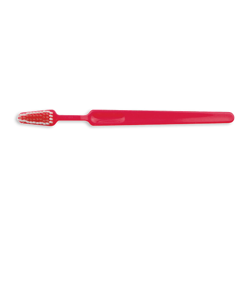 Signature Soft Bristle Toothbrush in Red