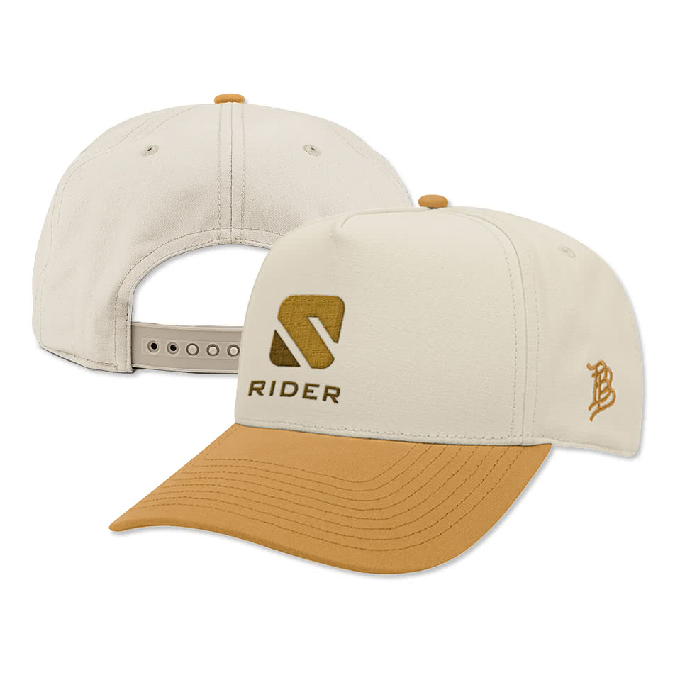 Branded Bills Bare Two-Tone Canvas Baseball Hat