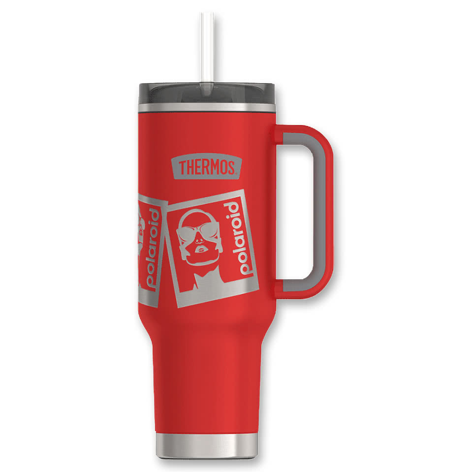 40 oz. Thermos Stainless Steel Cup Holder Tumbler