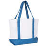 Embroidered Large Poly Zippered Tote Bag