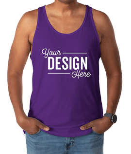 Bella + Canvas Jersey Tank - Color: Team Purple