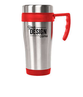 15 oz. Seaside Travel Mug - Color: Red