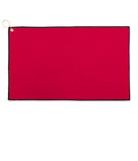 Full Color Epicolor Microfiber Waffle Golf Towel - Color: Cardinal
