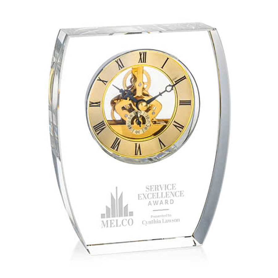 Barchus Clock in Silver
