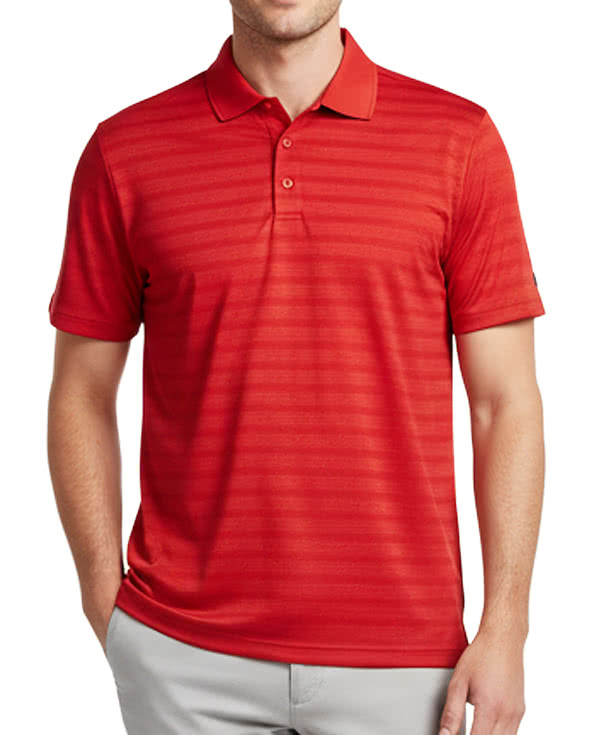 Russell Athletic Sideline Jacquard Stripe Performance Polo