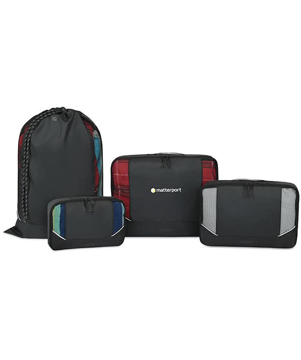 American Tourister Zoom Turbo 4-Piece Recycled Packing Cube Set