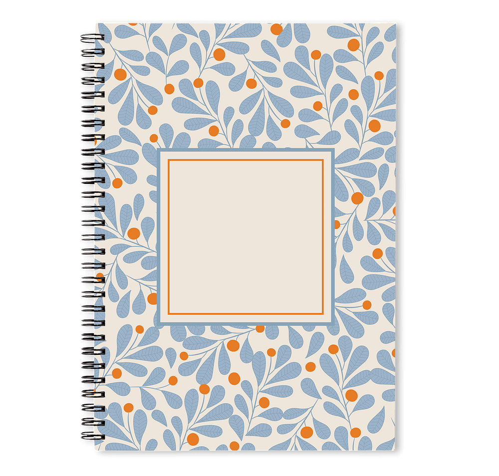 Fig Leaf JournalBooks ® Spiral Notebook-default
