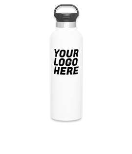 24 oz. h2go Ascent Stainless Steel Insulated Water Bottle - Color: Matte White