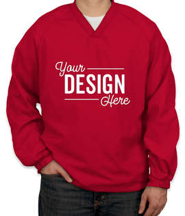 Sport-Tek V-Neck Windshirt - Color: True Red