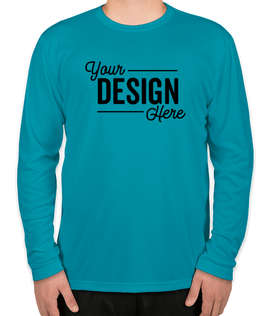 Sport-Tek Tall Competitor Long Sleeve Performance Shirt - Color: Atomic Blue