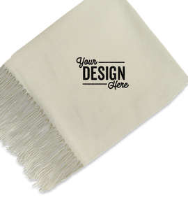 Kanata Herringbone Throw Blanket - Color: Cream