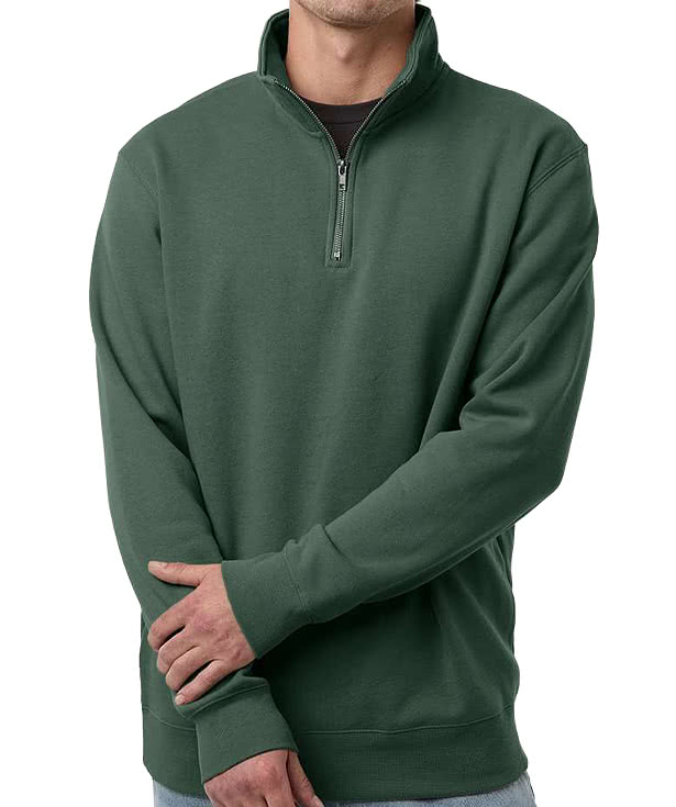 Independent Trading Midweight Quarter Zip Pullover
