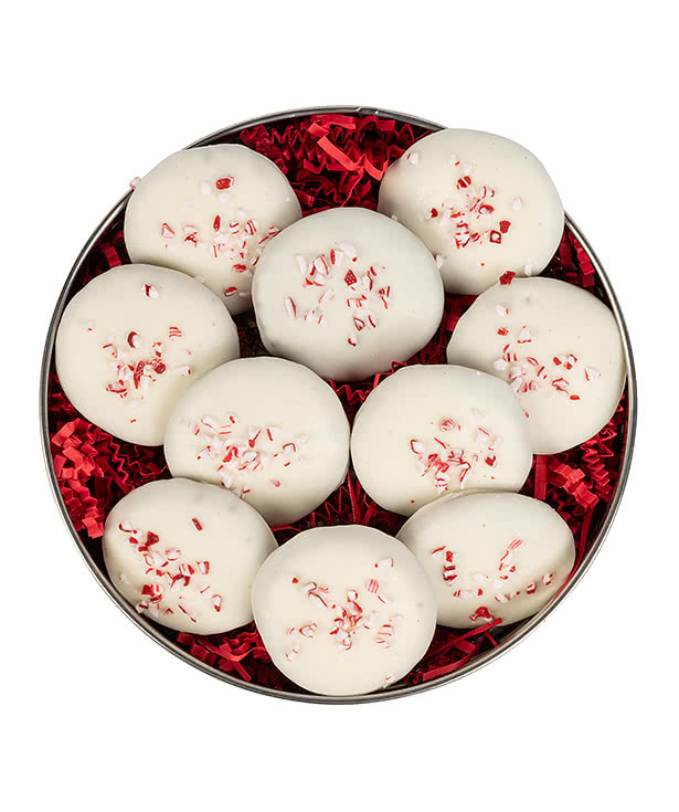 10 Peppermint Delight Cookies with Gift Tin