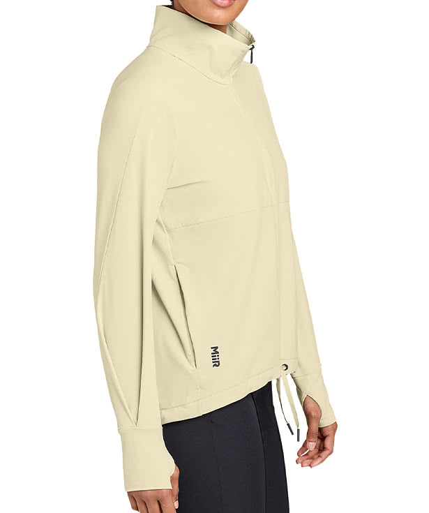 MiiR Women's Kivu Hybrid Full Zip Hooded Jacket