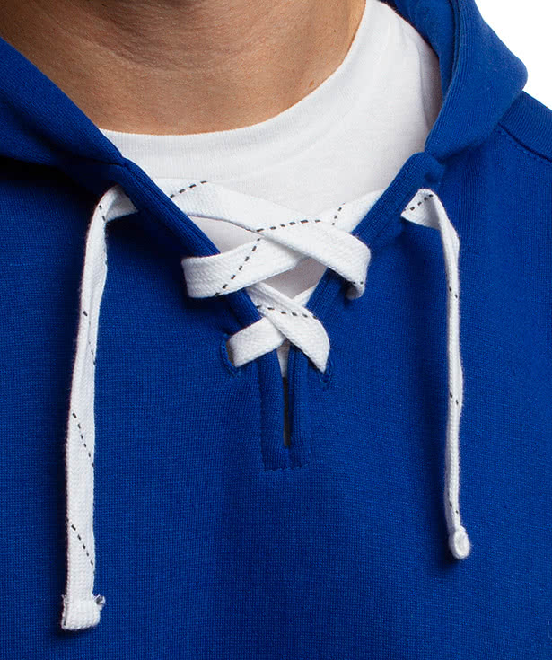 Hockey lace clearance up hoodie