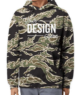 Independent Trading Heavyweight Pullover Hoodie - Color: Tiger Camo