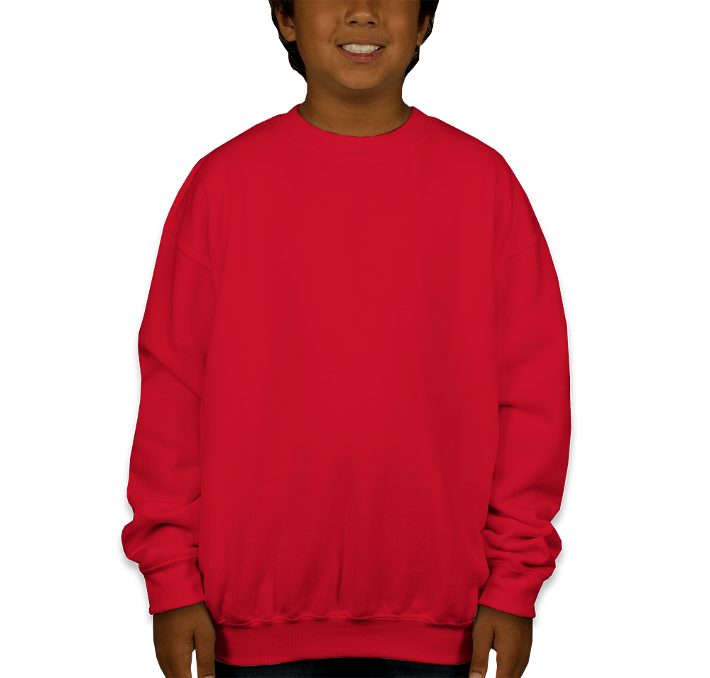 Gildan Youth Midweight 50/50 Crewneck Sweatshirt-default