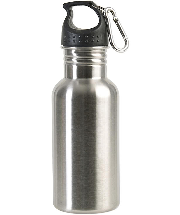 17 oz. Stainless Steel Adventure Water Bottle with Carabiner