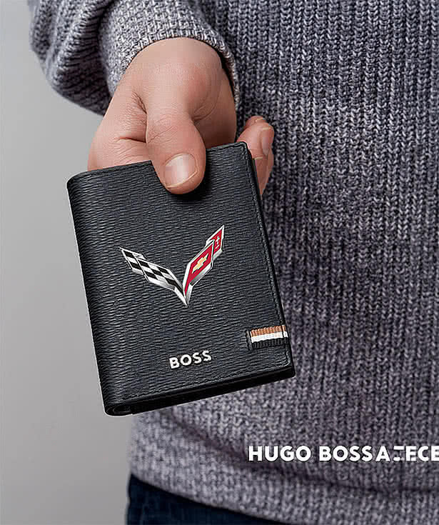 Hugo Boss Iconic Folding Snap Wallet