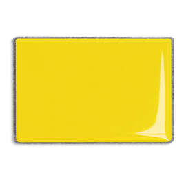Rectangular Lapel Pin - Color: Yellow / Silver