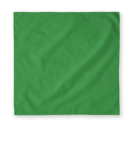 Augusta 100% Cotton Solid Bandana (Centered Design) - Color: Kelly