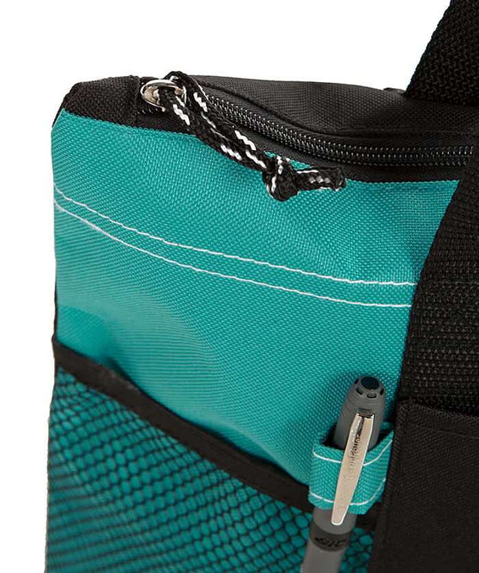 Large Multi-Pocket Zippered Tote Bag