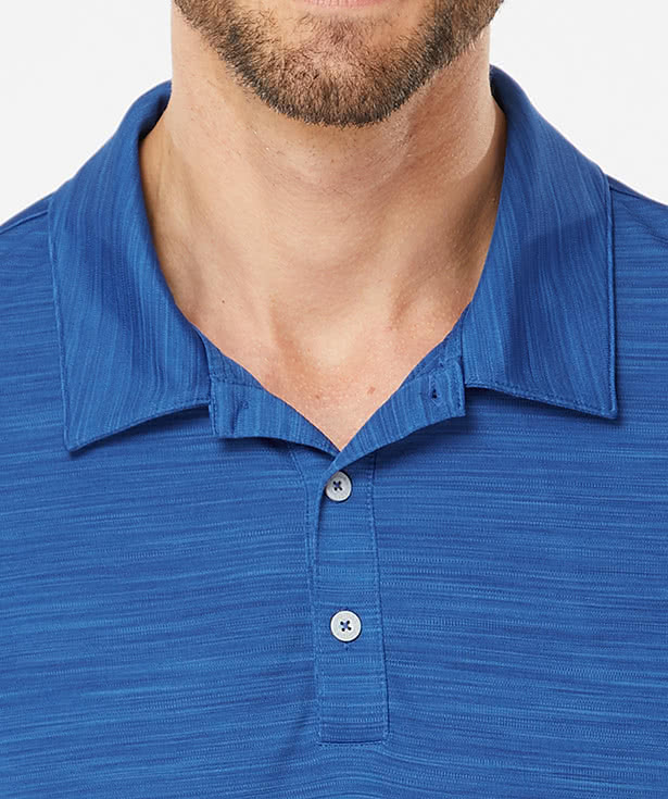 Adidas Melange Recycled UPF 50+ Performance Polo