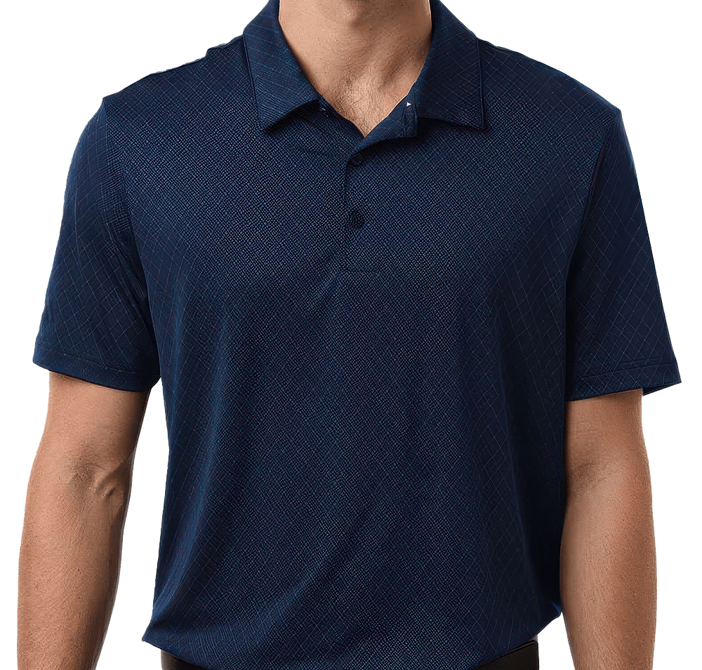 Adidas Recycled Stretch Grid Performance Polo - Printed-default