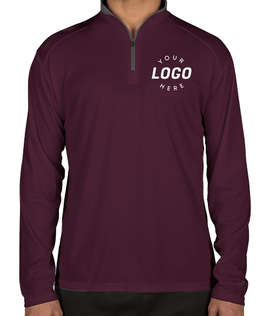 Badger Contrast Quarter Zip Performance Shirt