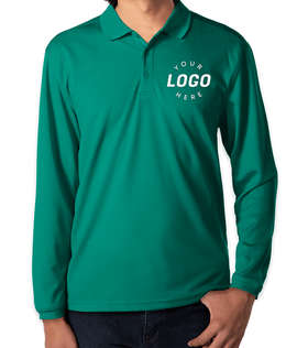 Clique by Cutter & Buck Eco Long Sleeve Performance Pique Polo