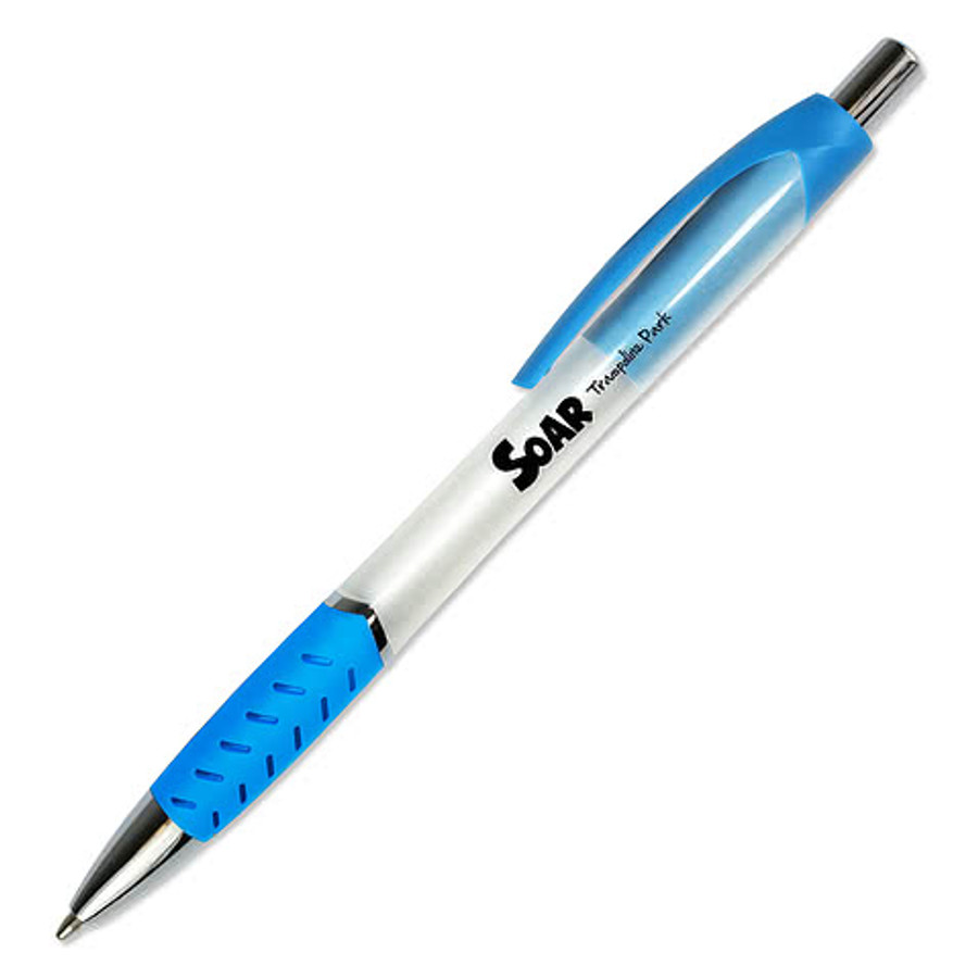 Nite Glow Grip Ballpoint Pen (black ink) in Blue