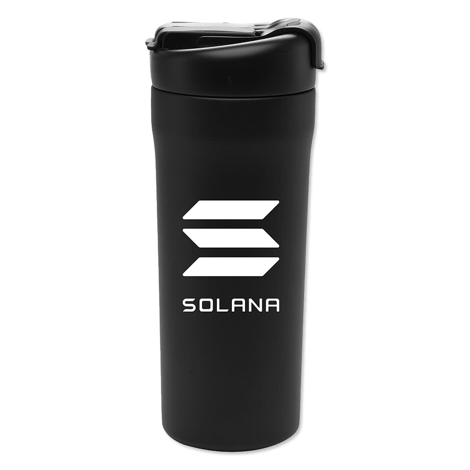 24 oz. Stainless Steel Insulated Dual Lid Tumbler
