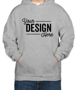 Jerzees Super Sweats 50/50 Pullover Hoodie - Color: Ash