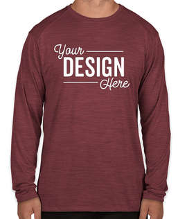 Augusta Tonal Heather Long Sleeve Performance Shirt