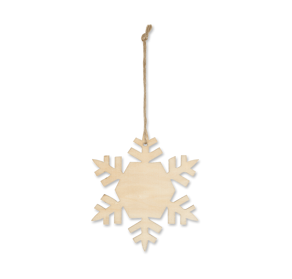 Snowflake Wood Ornament-default