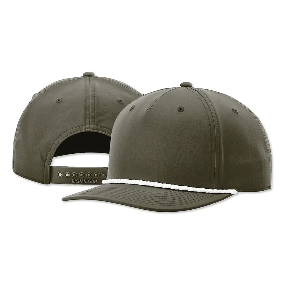 Richardson Five-Panel Classic Rope Baseball Hat - Printed
