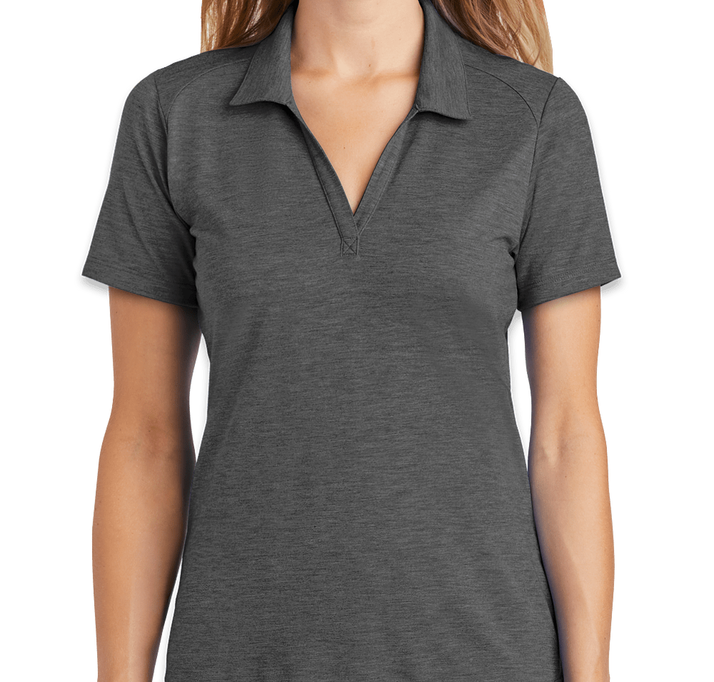 Sport-Tek Women's Tri-Blend Performance Polo - Printed-default