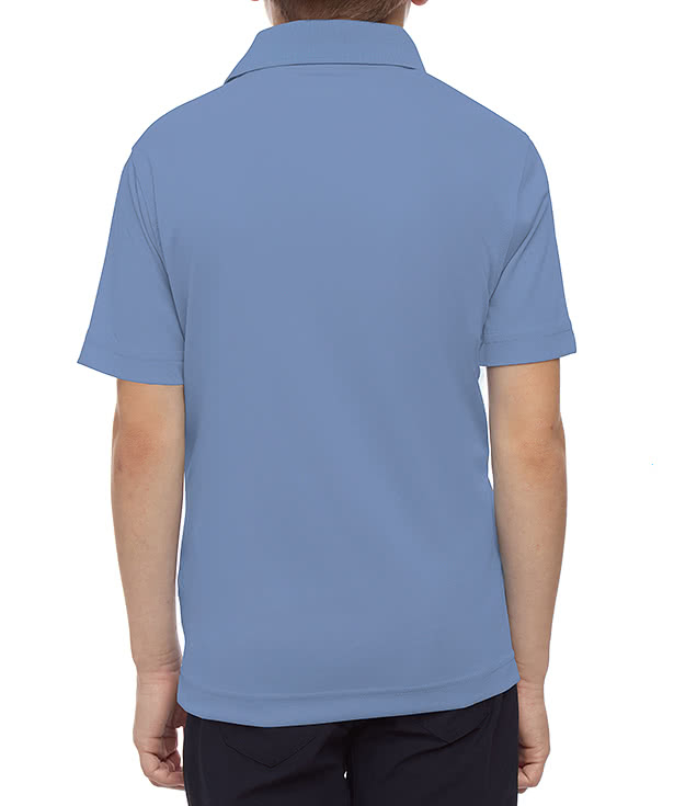 Blue Generation Youth BLU-X-DRI Titan Value Performance Polo - Embroidered