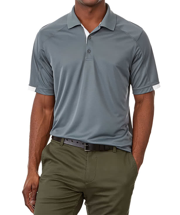 Elevate Kiso Textured Knit Performance Polo