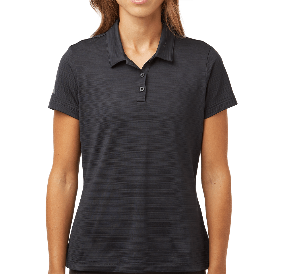 Adidas Women's Textured Stripe  Performance Polo-default